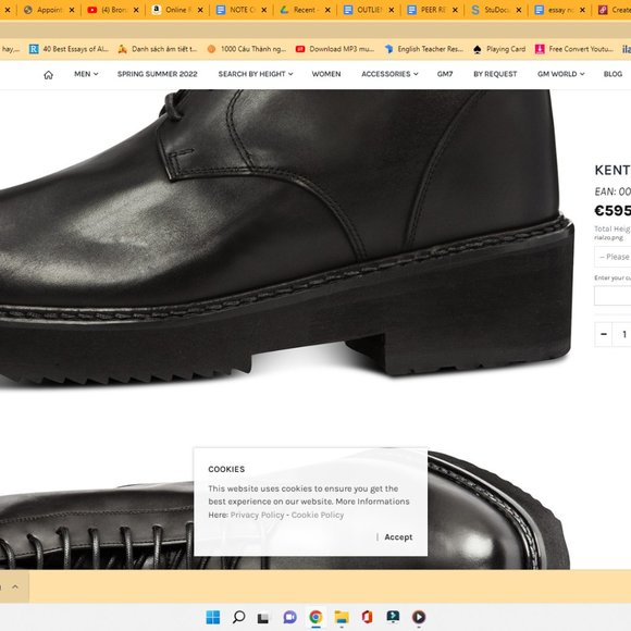 Elevator shoes( Guido Maggie)